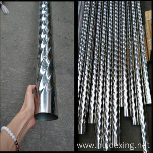 Stainless Steel Twisted Spiral Corrugated Pipes